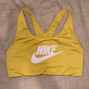 Nike Yellow Sports Bra